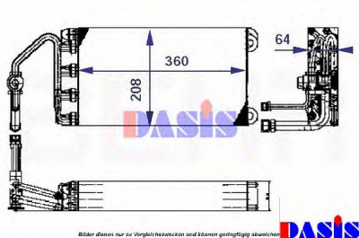 AKS DASIS 821000n -  Испаритель, кондиционер